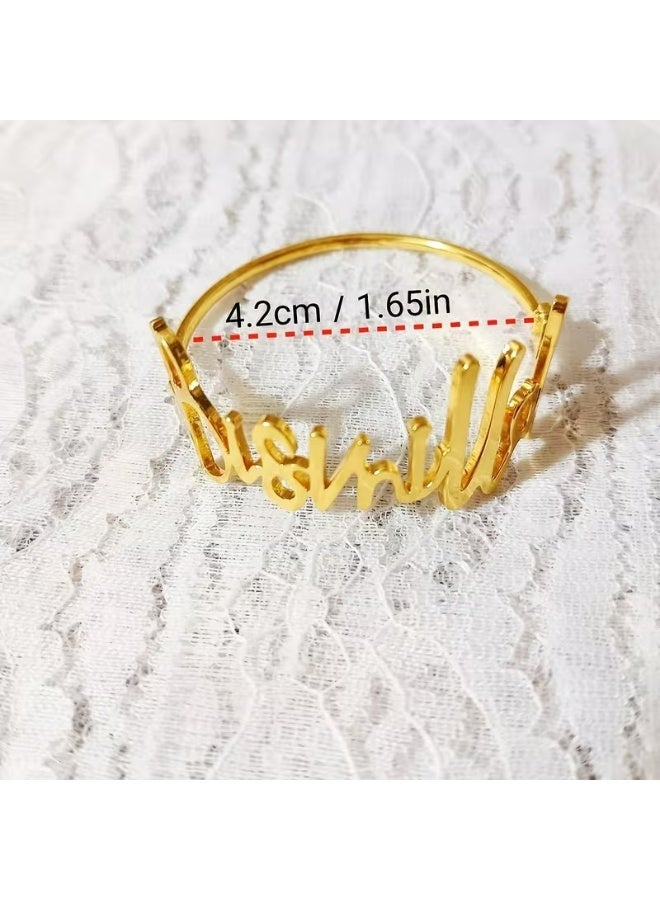 Kandid Ramadan Luxury Golden Metal Napkin Rings (5pcs) - Image 2